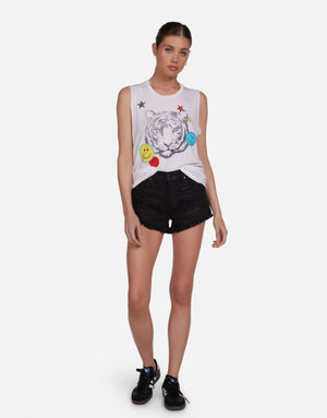 Kel Vintage Tiger Elements - Scoop Neck Muscle Tank