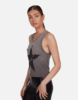Luciana Cracked Star - Fitted Tank