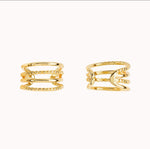 Beaded & Smooth 4 Bands Conch Cuffs (Sold individually)