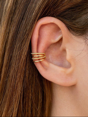 Beaded & Smooth 4 Bands Conch Cuffs (Sold individually)