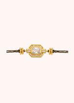 BRACELET - GOLD SHINY ART DECO