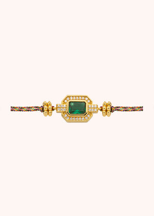 BRACELET - GREEN SHINY ART DECO