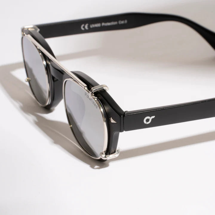 Berlino Nero Clip-on Mirrored