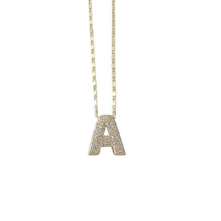 Casey Initial Necklace - L