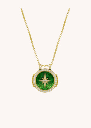 NECKLACE - GREEN DIWALI BOHO