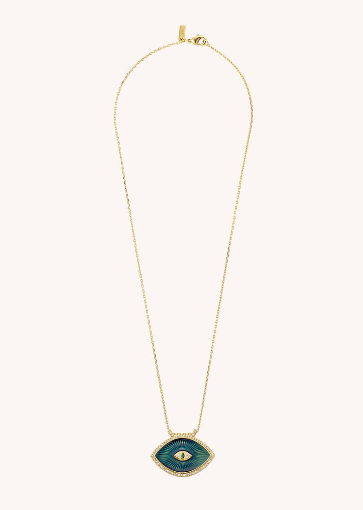 NECKLACE - BLUE RAINBOW TIKA