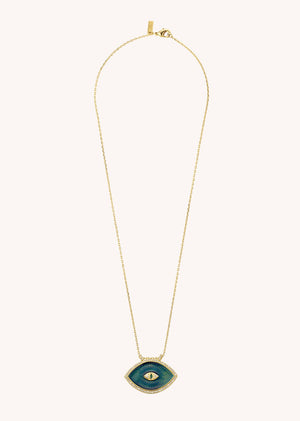 NECKLACE - BLUE RAINBOW TIKA