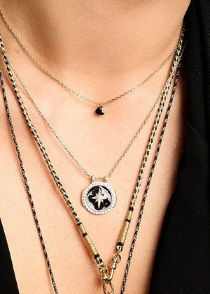 NECKLACE - BLACK DIWALI BOHO