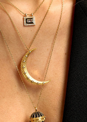 NECKLACE - BIG MOON