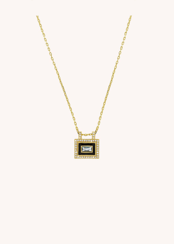 NECKLACE - BLACK BLUE EL PASO