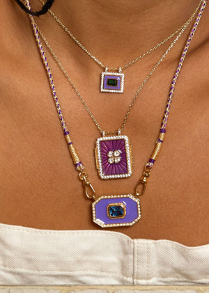 NECKLACE - PURPLE YUCATAN