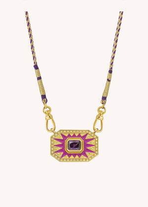 NECKLACE - LIGHT FUCHSIA YUCATAN