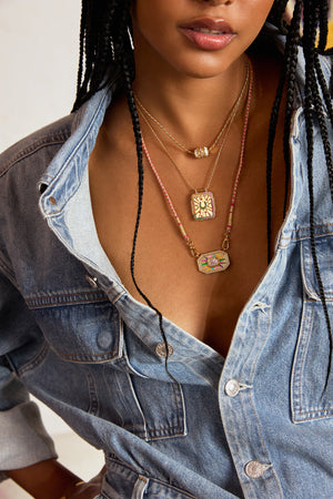 NECKLACE - LIGHT RAINBOW YUCATAN