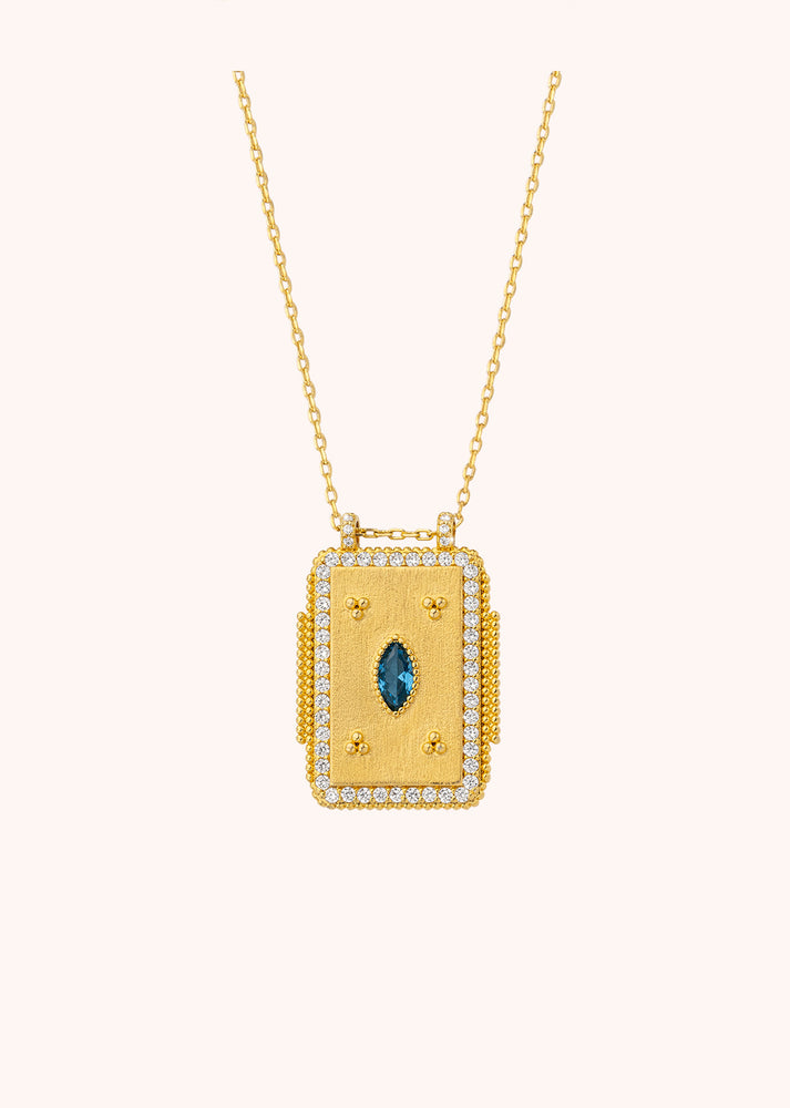 NECKLACE - MYSTIC BLUE TWICE BOHEM