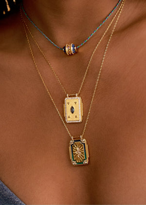 NECKLACE - MYSTIC BLUE TWICE BOHEM