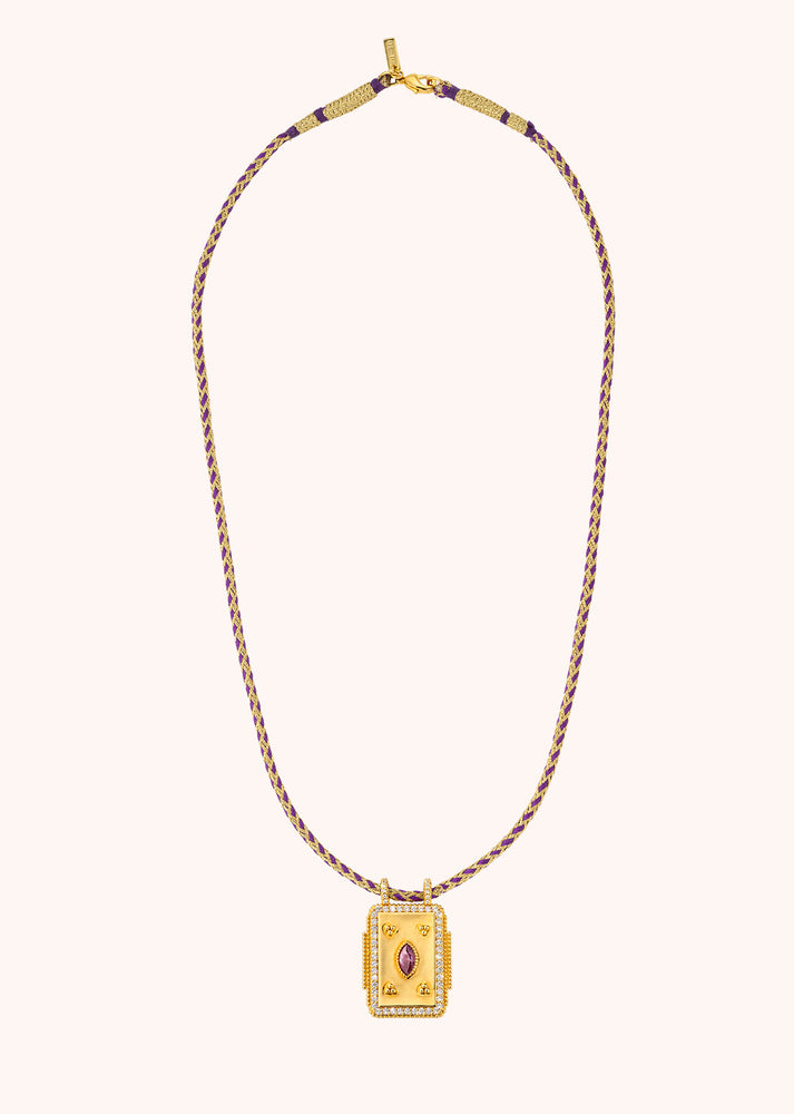 NECKLACE - MYSTIC PURPLE TWICE BOHEME