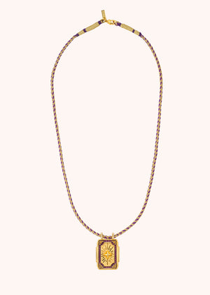 NECKLACE - MYSTIC PURPLE TWICE BOHEME