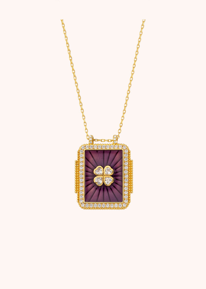 NECKLACE - TREFLE BOHEME
