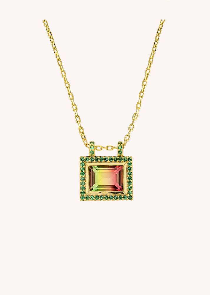 NECKLACE - GREEN WATERMELON EL PASO
