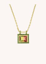 NECKLACE - GREEN WATERMELON EL PASO