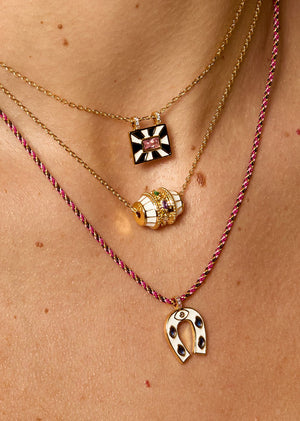 NECKLACE - BLACK & WHITE EL PASO