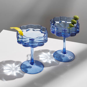 TWO x WAVE COUPE GLASSES