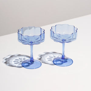 TWO x WAVE COUPE GLASSES