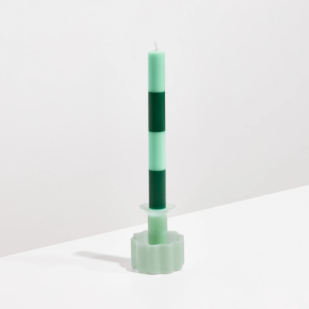 FOUR x STRIPED CANDLES