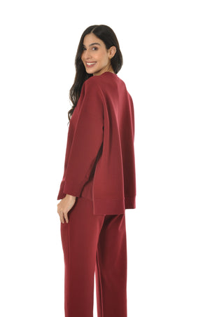 Cherry Red Tracksuit Set