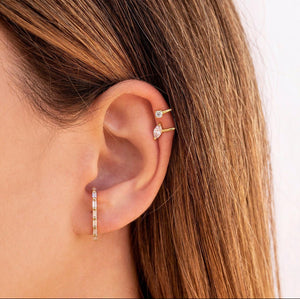 Danity Marquise & Round CZ Double Cuffs (Sold individually)