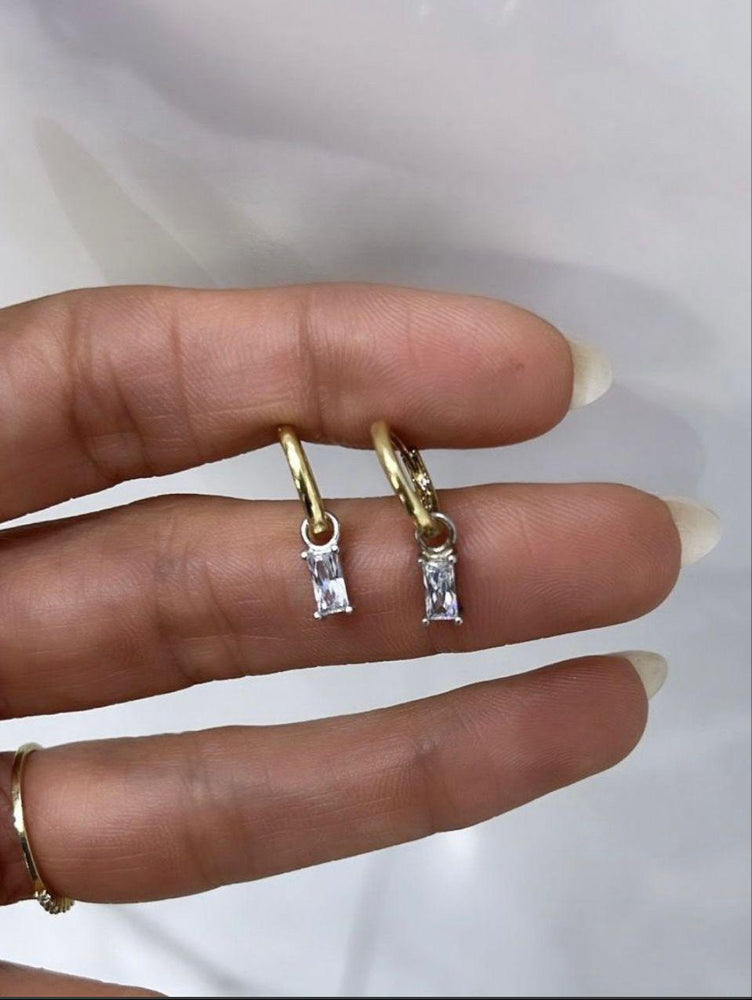 Dangle Rectangle Zirconia