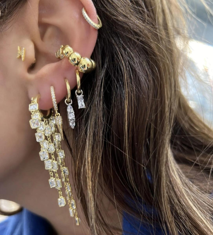 Dangle Rectangle Zirconia