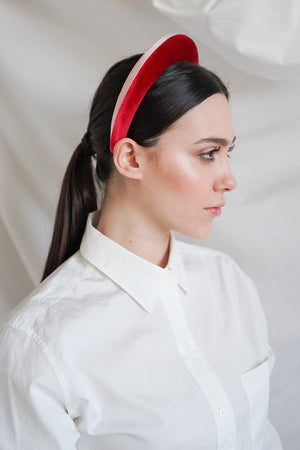 HEADBAND BICOLOR HORIZONTAL (Velvet)