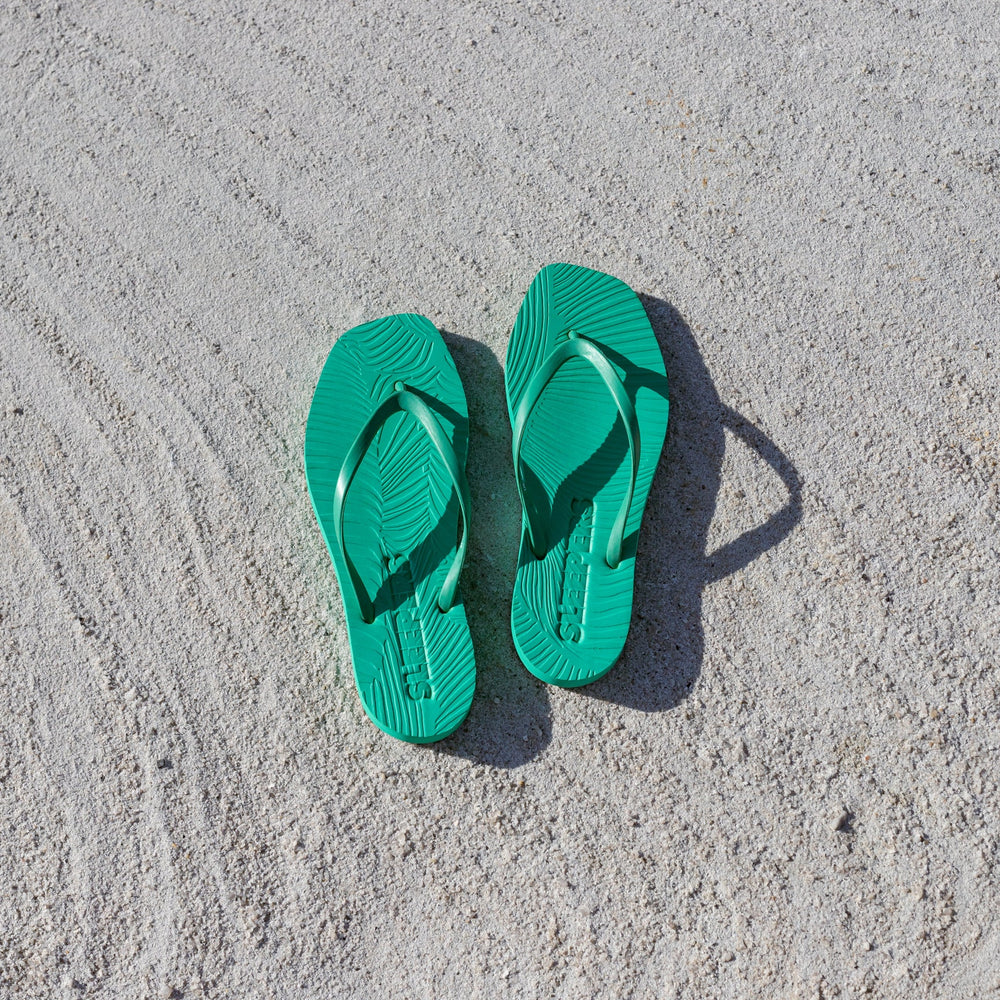 Tapered Emerald Green Flip Flop