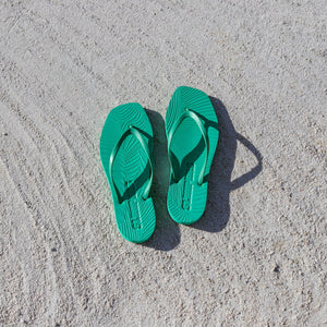 Tapered Emerald Green Flip Flop