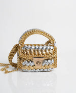 Gold & Silver Crochet Bag