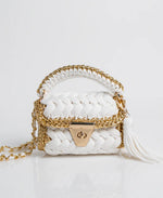 White Crochet Bag
