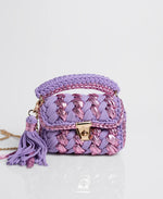 Purple Crochet Bag
