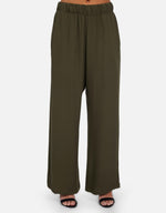 Mabel- Wide Leg Pant w/ Side Pocket