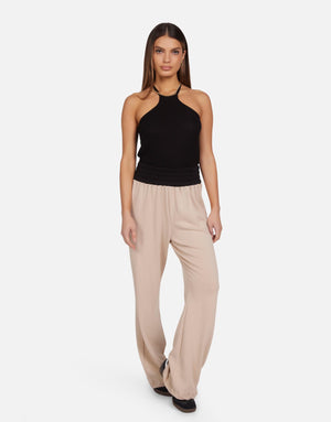 Zenith - Wide Leg Pant w/ Contrast Waistband