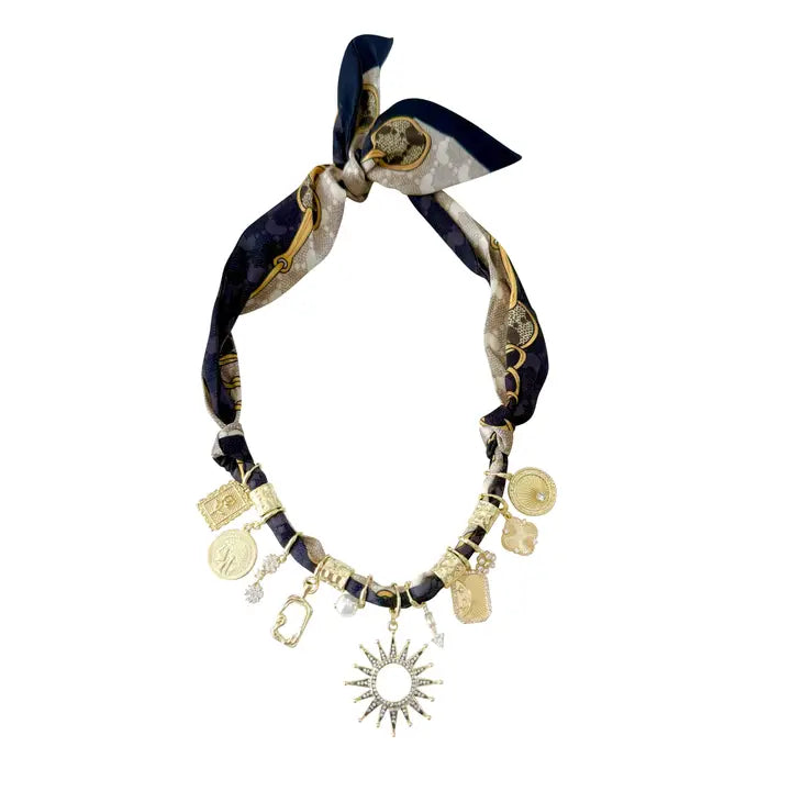 Misty Scarf Necklace