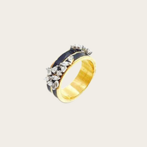 Multishaped Diamond Ring - YG (7.352gm)