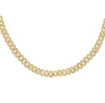 Silver Gold Plated Cuban Link Adjustable Chocker
