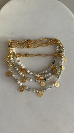 Natural Tree Agate Multi Coin - Anklet
