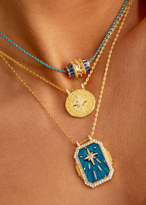 NECKLACE - BLUE DIWALI BOHEME