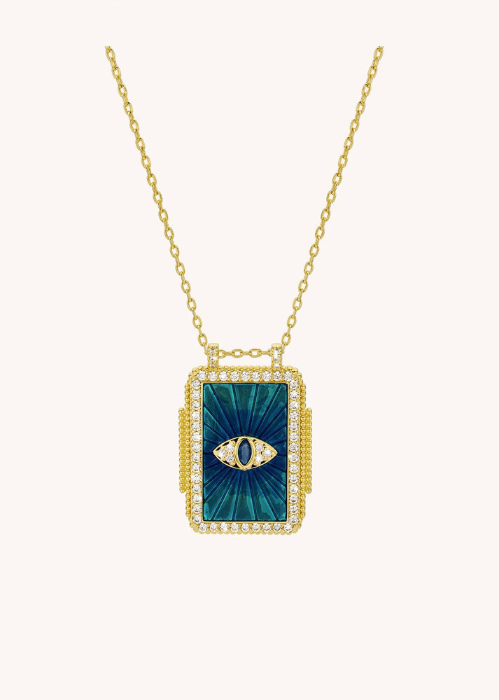 NECKLACE - BLUE EYE BOHEME