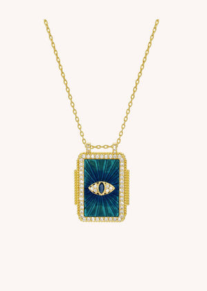 NECKLACE - BLUE EYE BOHEME