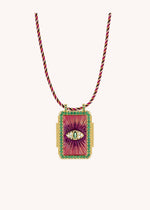 NECKLACE - FUCHSIA EYE BOHEME