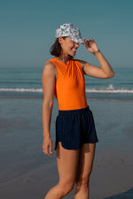 Orange Swimsuit Set