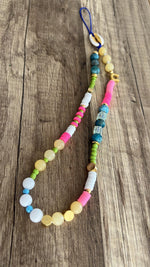 Candy White Phone Strap
